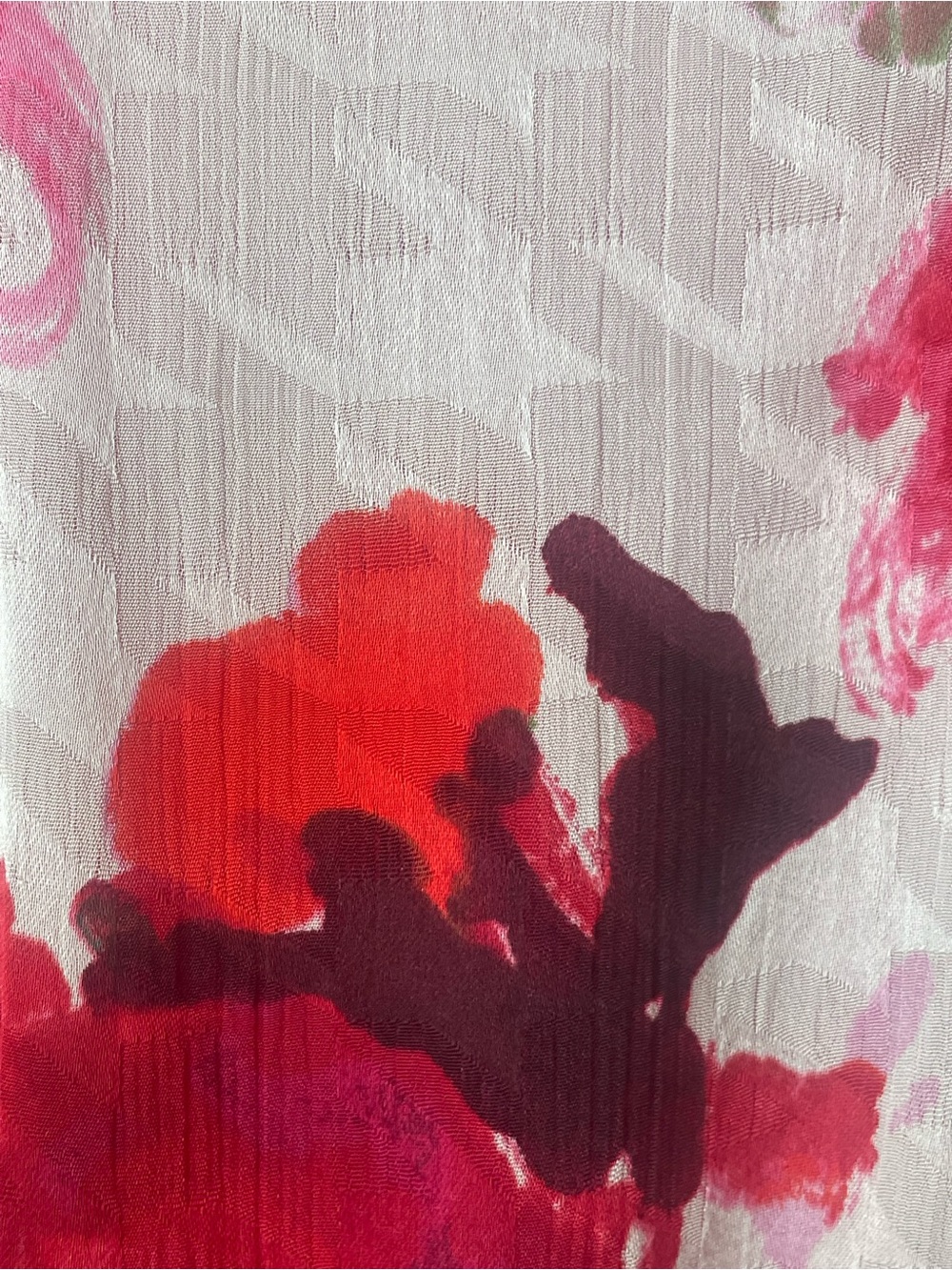 Floral Midi Dress Roses Smocked Waist Feminine Romantic Cottagecore Euro Summer - Picture 6 of 16